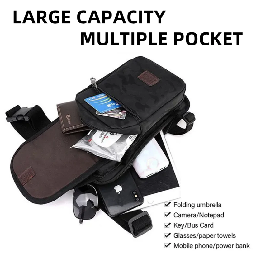 Tas Pria Model Drop Leg Milite - Motorcycle Gear Backpack ulasan dan harga